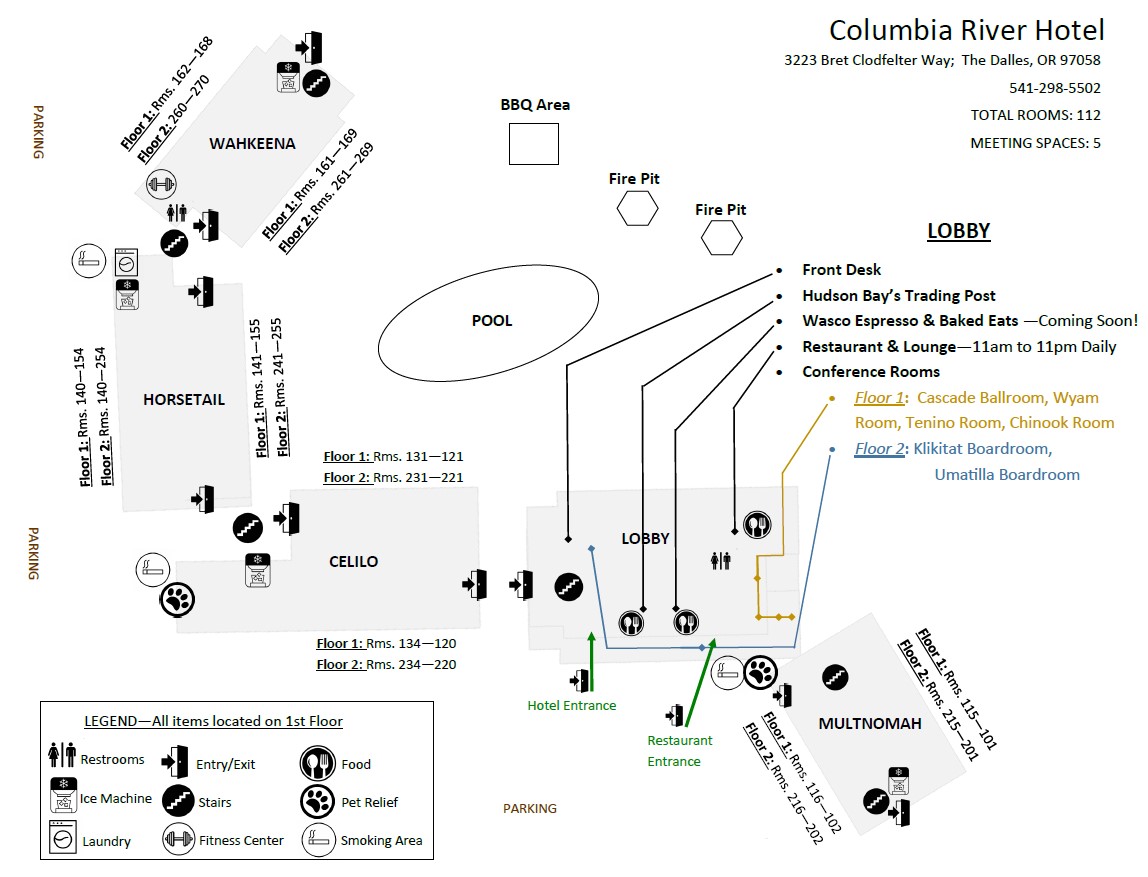 hotel map and directory